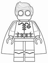 Coloring Pages Lego Getdrawings Car Robin sketch template
