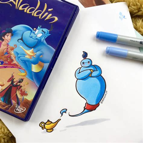 Photos Baymax Reimagined As Famous Disney Characters Inside The Magic