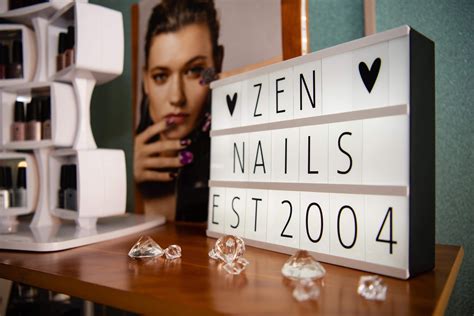 pin  zen nails  salon