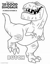 Good Dinosaur Colouring Pages Coloring Butch sketch template