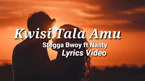 kwisi tala amu stegga bwoy nasty lyrics video youtube
