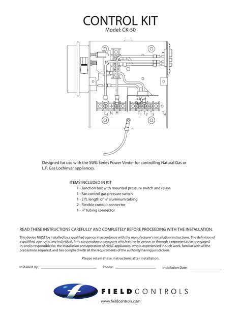 sale field controls power venter wiring diagram  stock