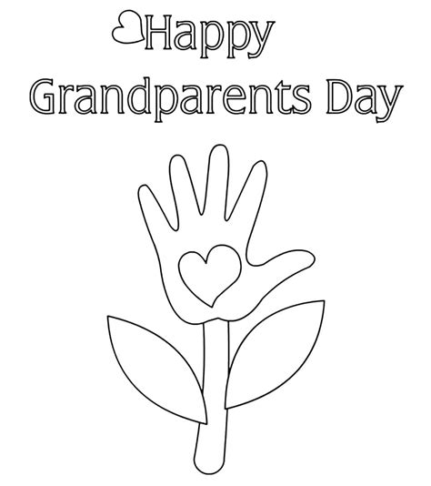 happy grandparents day  coloring page  printable coloring pages