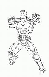 Coloring Iron Man Pages Marvel Ironman Printable Super Outline Ausmalbilder Drawing Print Squad Hero Color Heroes Ms Cartoon Children Superhero sketch template