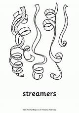Streamers Blower Underneath Serpentinas Activityvillage Serpentina Poppers Doodles sketch template