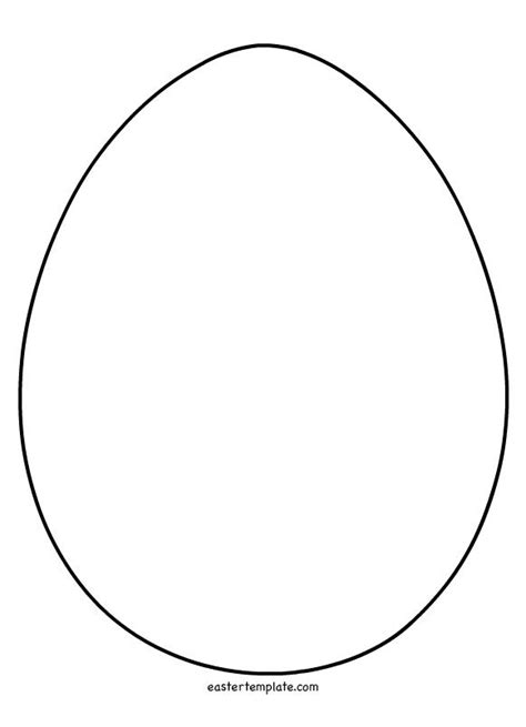 easter egg shape coloring page easter template shape coloring pages