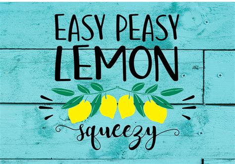 easy peasy lemon squeezy funny svg png instant digital etsy