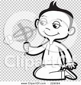 Sinhala Outline Playing Coloring Toy Boy Illustration Rf Royalty Clipart Perera Lal sketch template