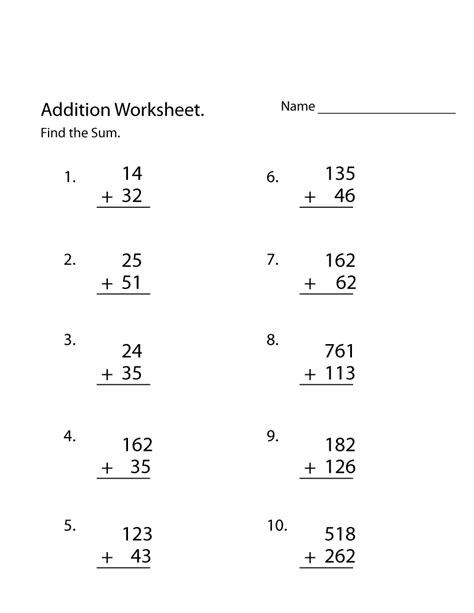 easy math addition sheets  print learning printable math division
