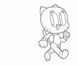 Gumball Move Watterson Coloring Pages sketch template