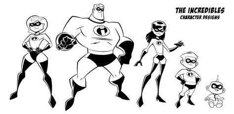 incredibles  coloring page  printable coloring pages  kids