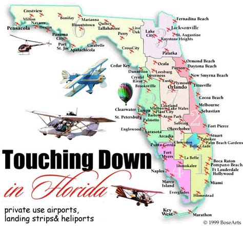 florida map  airports