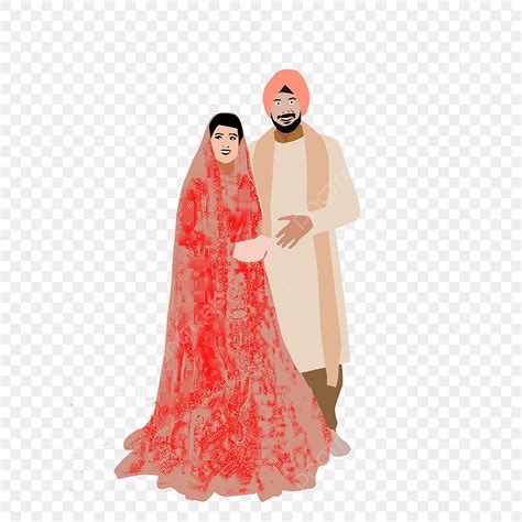 sikh wedding couple white transparent sikh wedding couple celebration design sikh wife love