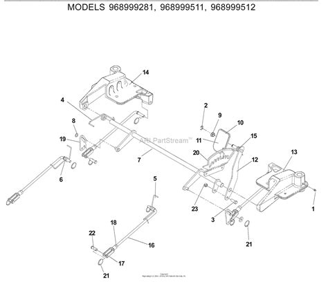 Husqvarna Z4219 968999511 2007 04 Parts Diagram For Mower Lift