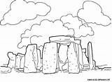 Stonehenge Coloring Age Pages Coloriage Angleterre Adults Getcolorings Choose Board Coloriages Colouring sketch template