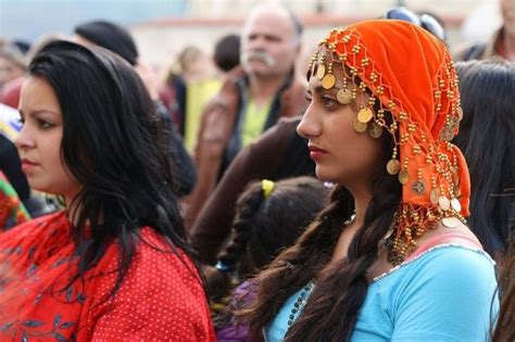 Roma Pride In The Czech Republic Gypsy Girl Hair Wrap Pride Crown