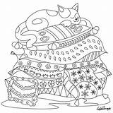 Coloring Dog Pages Mandala sketch template