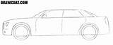 Chrysler 300c Draw Sketch Drawcarz Step sketch template