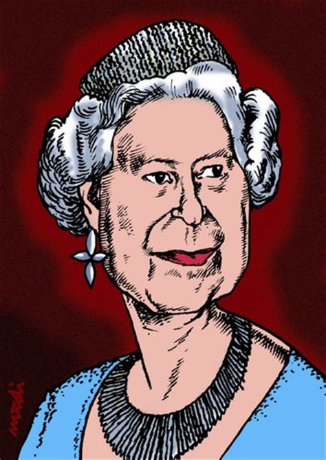 queen elisabeth  medi belortaja politics cartoon toonpool
