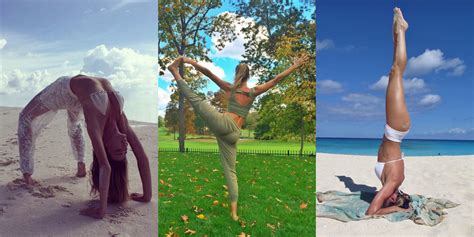 Best Celebrity Yoga Instagrams Celebrity Yoga Photos
