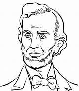 Lincoln Abraham Coloring Pages Presidents Printable Drawing Clipart Memorial Silhouette Madison James Kids President Clip Color Cartoon Print Preschool Preschoolers sketch template