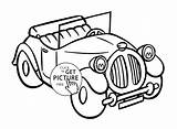 Coloring Car Pages Old Classic Fashioned Antique Getdrawings Getcolorings Transportation Colorings Color sketch template