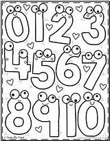 Numbers Club Klay Numeri Infanzia Toddlers Fromthepond sketch template