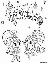 Shine Shimmer Coloring Pages Winter Printable Print Color Christmas Sheets Books Hello Kids Princess Cartoon Nella Book Choose Board Leah sketch template