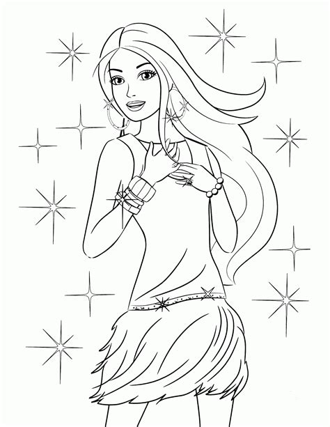 barbie coloring pages printable printable world holiday