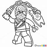 Ninjago Cole Lego Draw Coloring Pages Drawing Colouring Zeichnet Wie Man Drawdoo sketch template