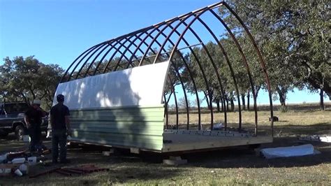 build process      arched cabin   skid youtube