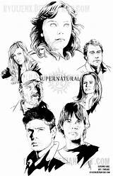 Supernatural Coloring Pages Print sketch template