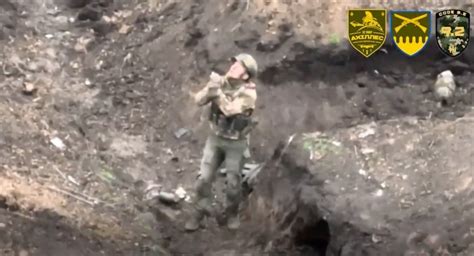 Ukrainian Achilles Strike Drone Company Captures Russian Soldier