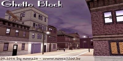sims  blog ghetto block residential  community lot  nowa