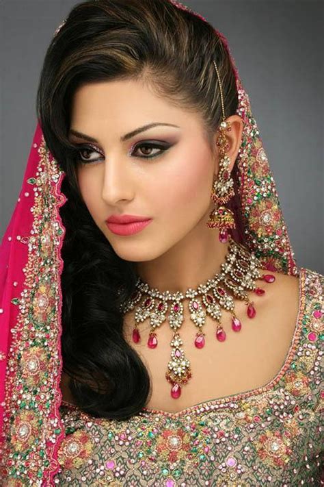 bridal dresses indian bridal makeup pictures