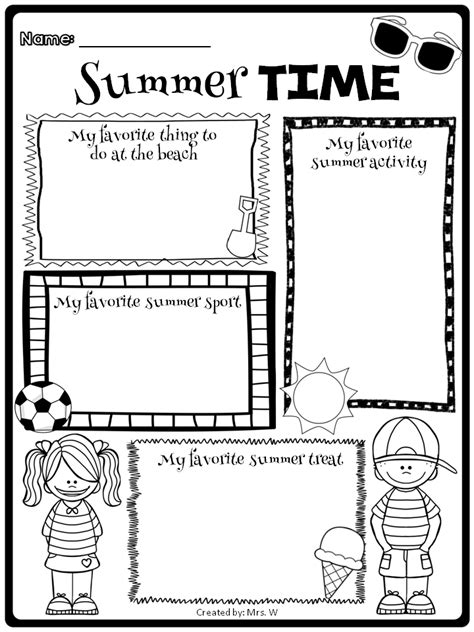 year activities summer worksheets summer school crafts