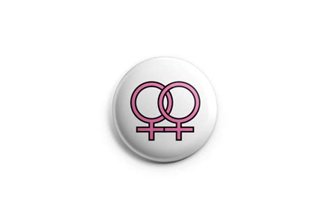 lesbian pin lesbian badge lesbian button 1 25 etsy