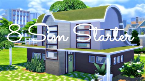 sims  house build  sim starter home challenge youtube