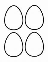 Egg Easter Outlines sketch template