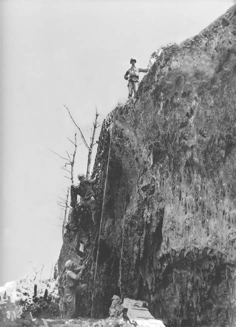 Private Desmond Doss On Top Of Hacksaw Ridge Okinawa