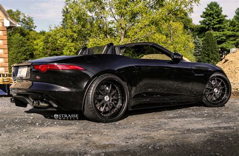 black    black customized convertible jaguar  type caridcom gallery
