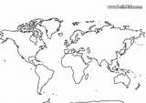 Planisphere Monuments Continents Dessins Planisferio Oceans Mapamundi Planisphère Template Dessiner Everfreecoloring Greluche Abrir Blank sketch template