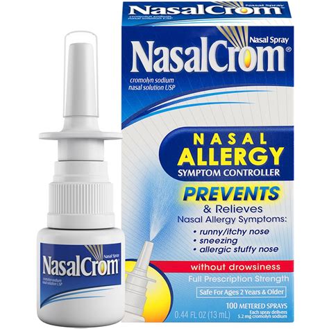 pack nasalcrom nasal allergy symptom controller spray oz