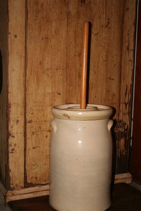 5 Gallon Crock Butter Churn ~ The Crows Corner Blogspot Country
