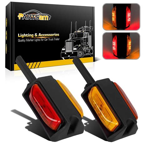 led amber  red trailer fender lights led  led clearance lights  diodes ebay