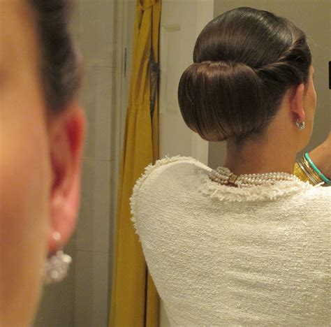 sleek chignon beautiful hair hair chignon