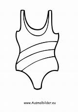 Badeanzug Ausmalbilder Malvorlagen Socken sketch template