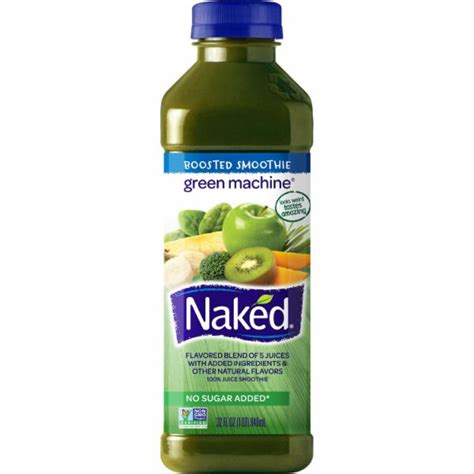 Naked Green Machine 100 Juice Boosted Smoothie Smartlabel™