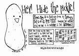Pickle Felt Wonderstrange sketch template