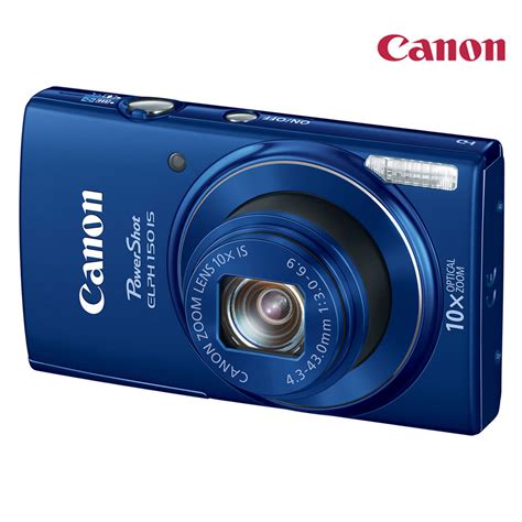 Canon Powershot Elph 150is 20mp Digital Camera Blue 7557